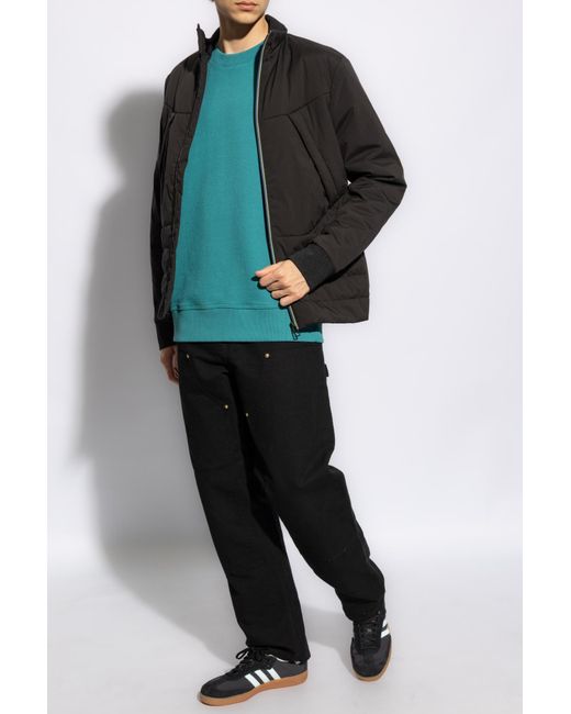 Paul Smith Black Mock-Neck Padded Jacket for men
