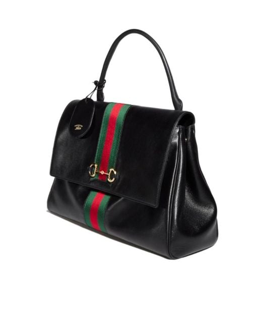 Gucci Black Paparazzo Large Top Handle Bag