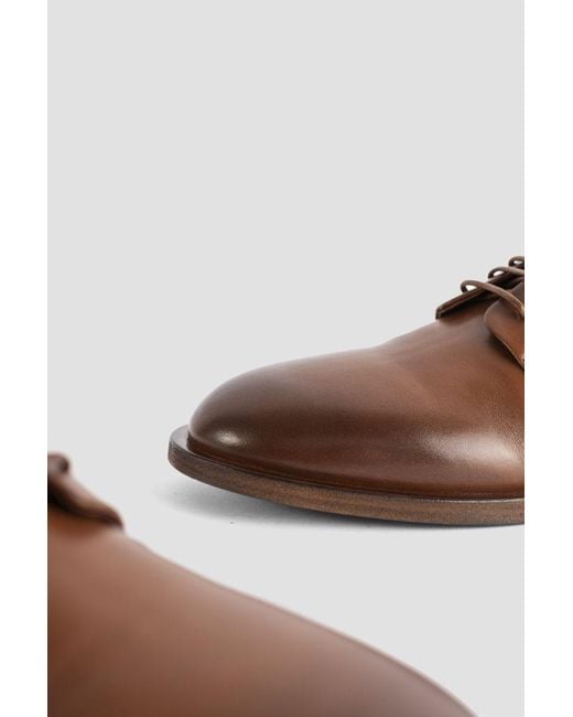 Marsèll Brown Round Head Business Dress Shoes