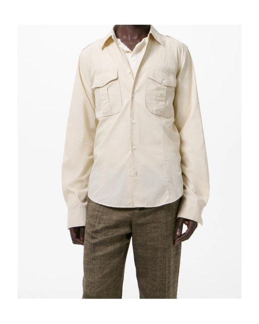 Our Legacy Natural Lean Chest-Pockets Shirt for men