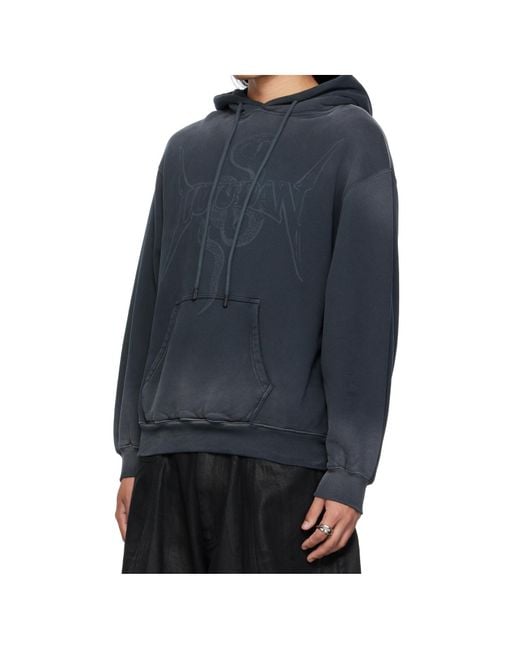 Lu'u Dan Black Slouch Hoodie for men