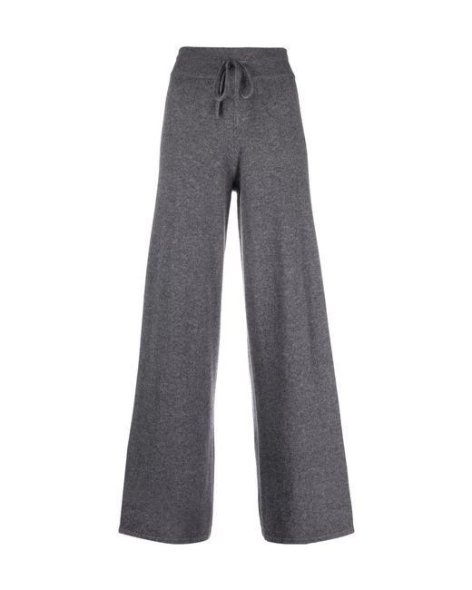 Lisa Yang Gray Elastic Waist Casual Pants