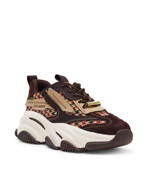 Steve Madden Brown Color Block Casual Shoes