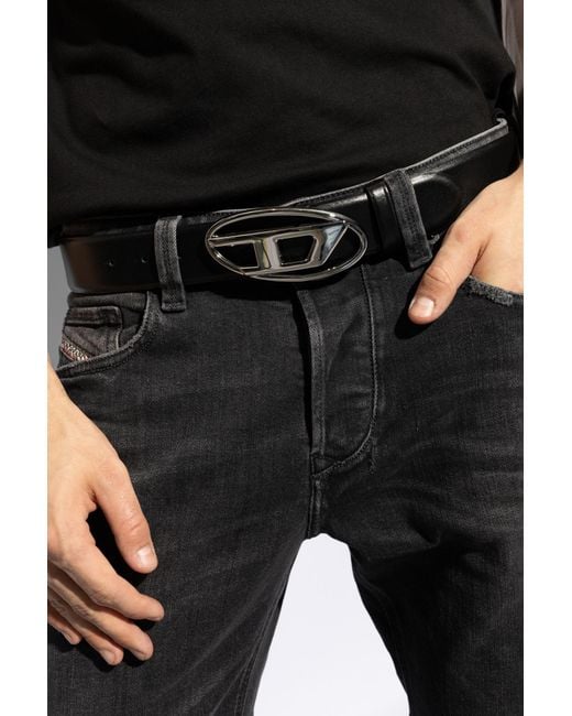 DIESEL White Belt/Belt for men