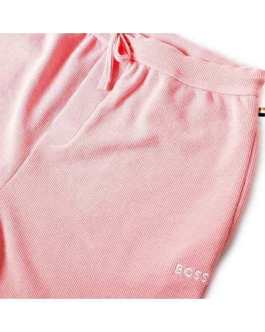 Boss Pink Comfortable Shorts for men