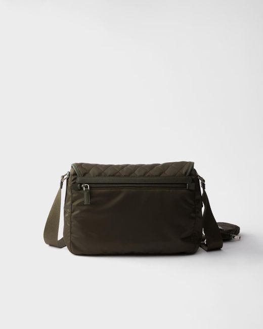 Prada Black Tessuto Quilted Shoulder Bag