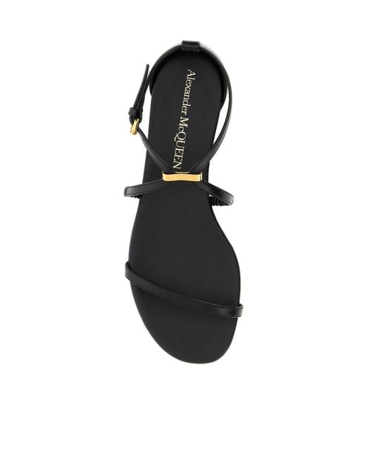McQueen Multicolor Strap Detailed Open-Toe Sandals