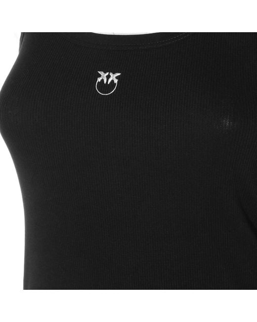 Pinko Black Cotton Top