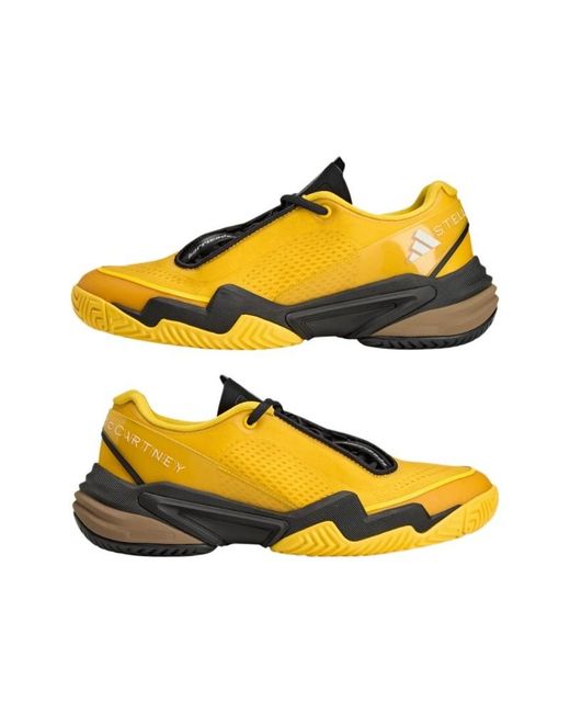 Adidas By Stella McCartney Yellow Barricade Low-Top Sneakers