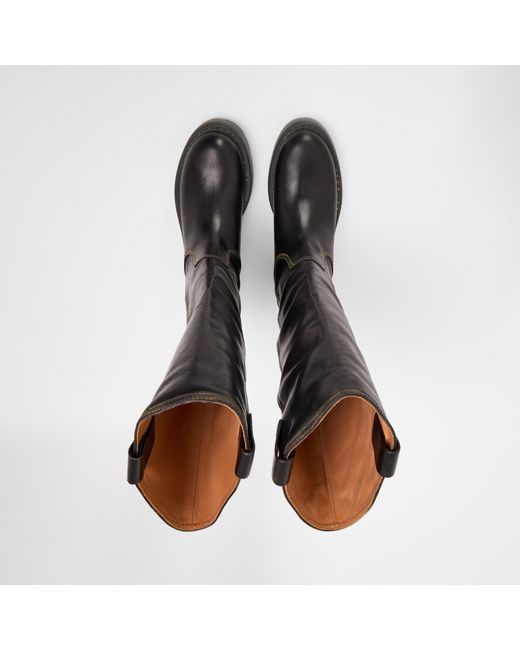 Miu Miu Black Suede Knee-High Boots