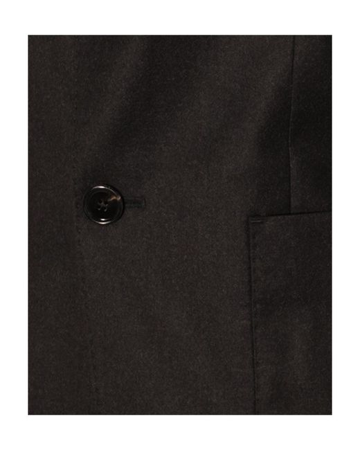AMI Black Ami Button-Up Jacket for men