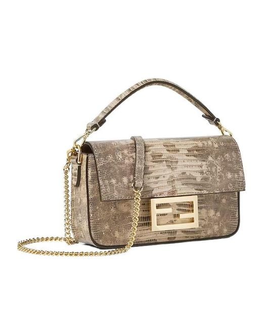 Fendi Metallic Baguette Mini
