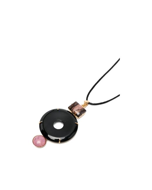 Jennifer Behr White Devon Pendant Necklace