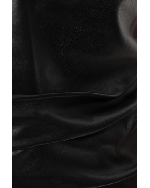 Isabel Marant Black Pleated Midi Skirt