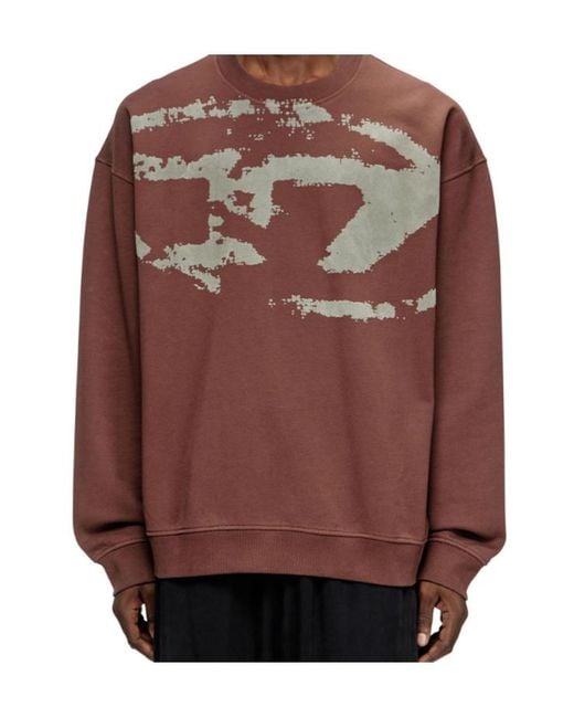 DIESEL Red Boxt-N5 Sweatshirt for men