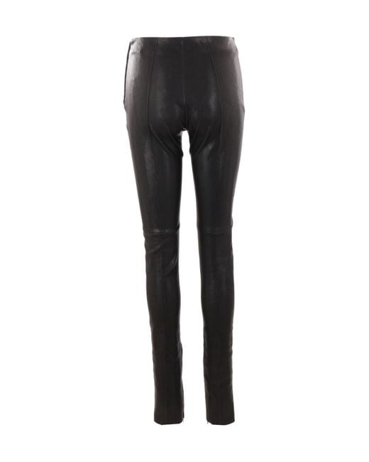 Ann Demeulemeester Black Panelled Skinny Pants