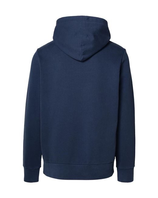 Polo Ralph Lauren Blue Loopback Fleece Hoodie for men