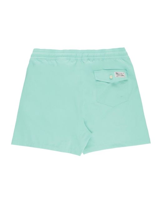 Polo Ralph Lauren Green Traveler Slim Fit Swimming Trunks for men
