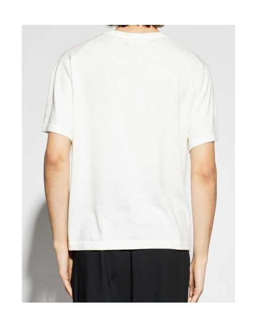 Lisa Yang White Bradley T-Shirt for men