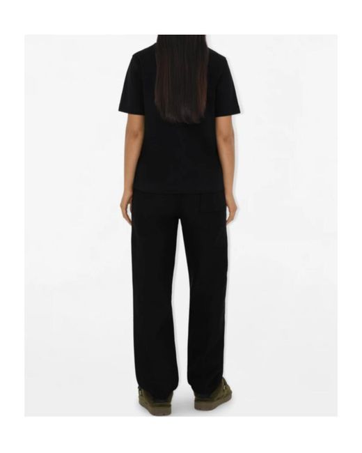 Burberry Black Logo-Embroidered Track Pants