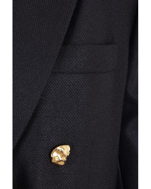 Chloé Blue Chloé Double-Breasted Buttoned Blazer