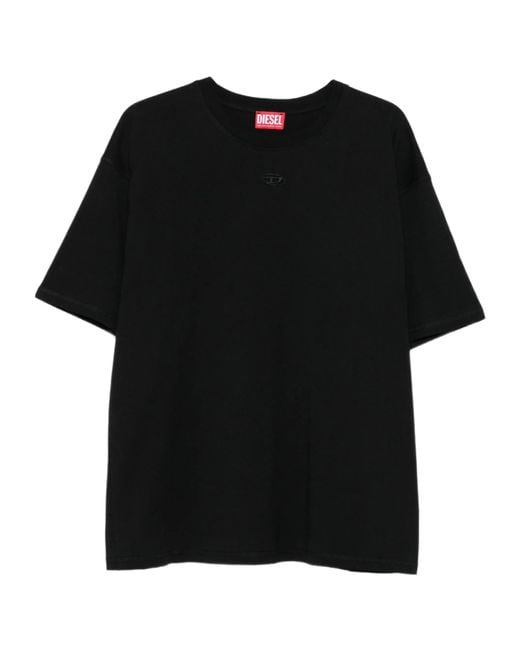 DIESEL Black T-Lucien-Ihbi Crewneck T-Shirt for men