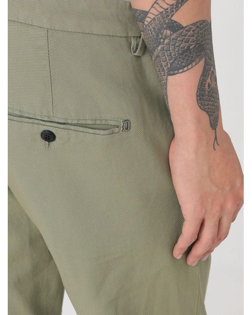 Dondup Green Gaubert Cuffed Trousers for men