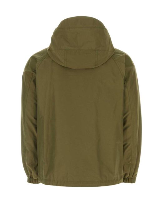 Woolrich Green Zip-Up Long-Sleeved Jacket for men