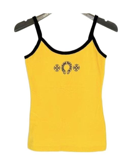 Chrome Hearts Yellow Crew Neck Vest