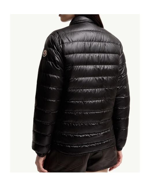 Moncler Black Fouine Padded Shirt Jacket