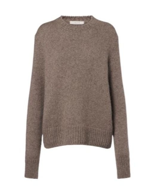The Row Brown Pato Cashmere Sweater