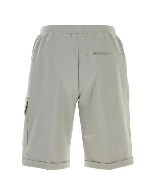 C P Company Gray Metropolis Stretch Cargo Shorts for men
