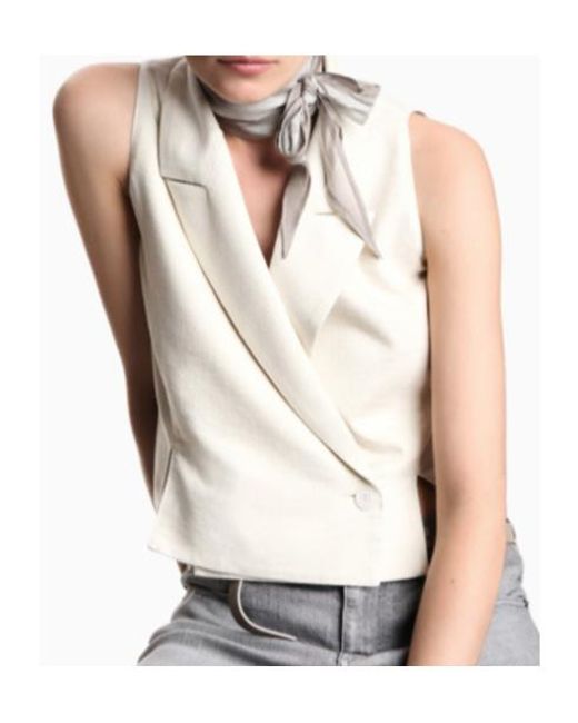 Emporio Armani Natural Waistcoat