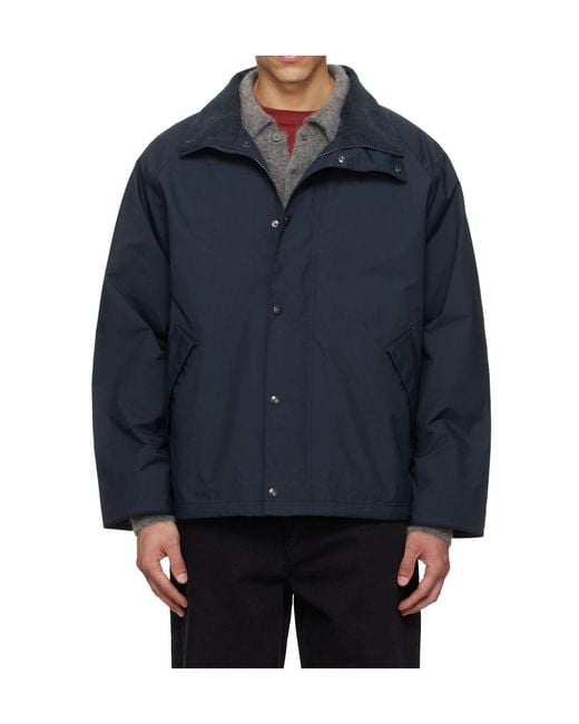 Nanamica Blue 2L Pertex Unlimited Field Jacket for men