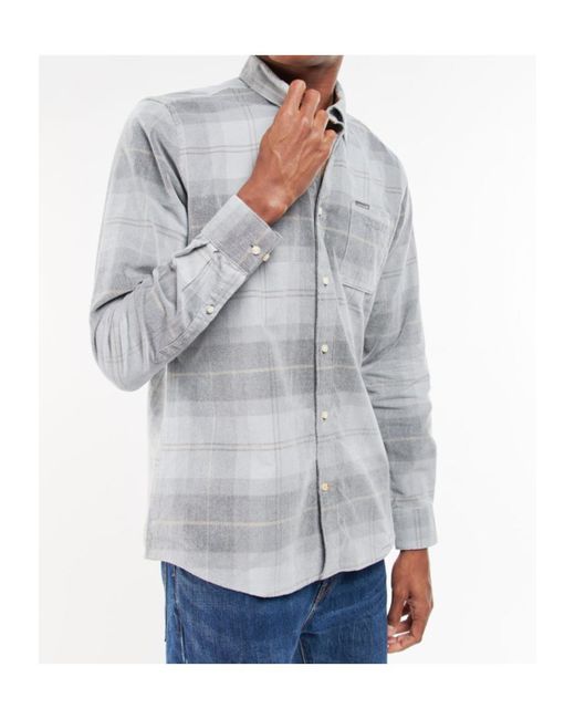 Barbour Blue Blair Tailored Fit Shirt for men