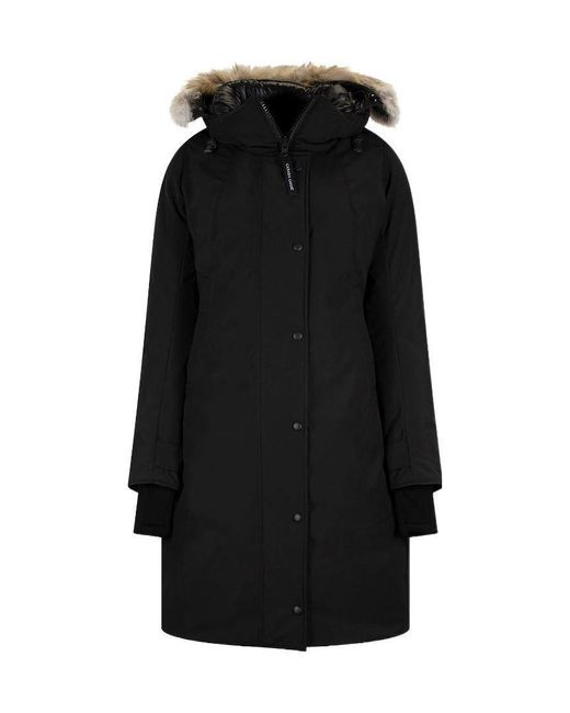 Canada Goose Black Hooded Down Jacket