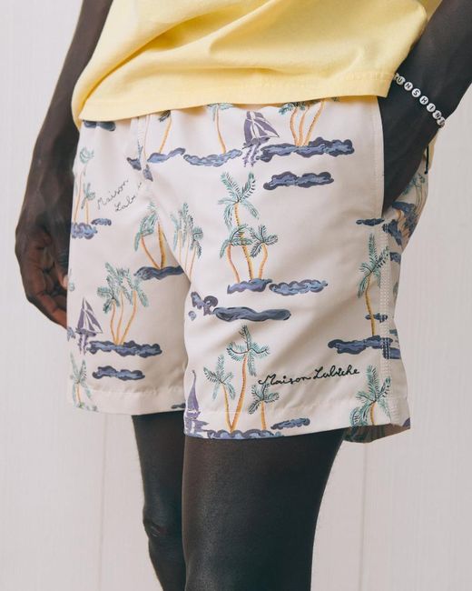 Maison Labiche Multicolor Swim Shorts Maillot for men