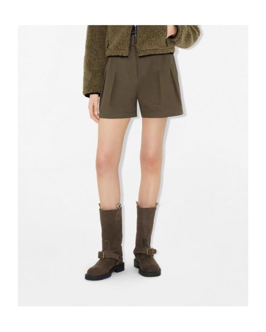 Burberry Brown Soft Saddle Low Boots