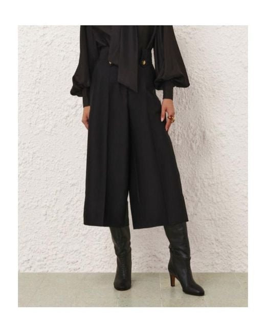 Zimmermann Black Valiant Culotte