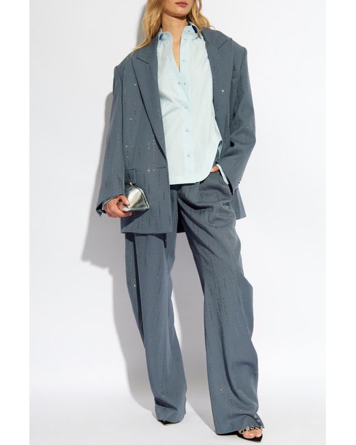 The Attico Blue The Eliza Shirt