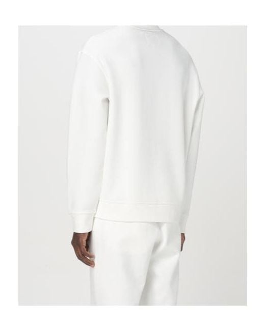 ARMANI EXCHANGE White Crewneck Sweatshirt for men