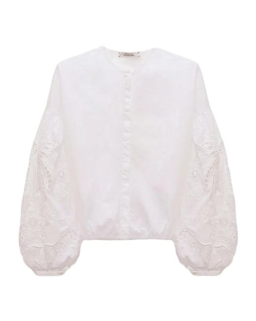 Dorothee Schumacher White Long-Sleeved Cover-Up