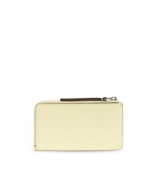 Tory Burch Natural Logo-Plaque Wallet