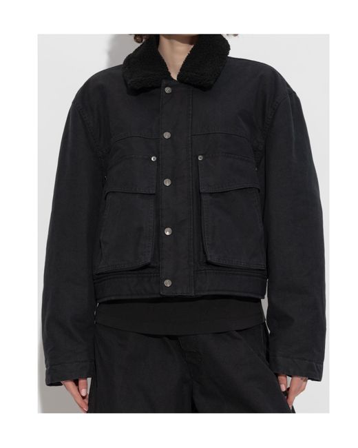 DSquared² Black Buttoned Cropped Jacket