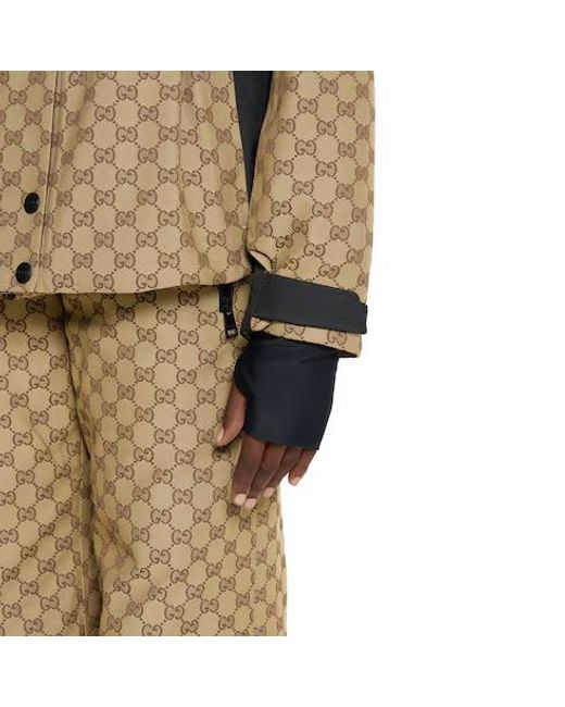 Gucci Natural Gg Technical Fabric Jacket