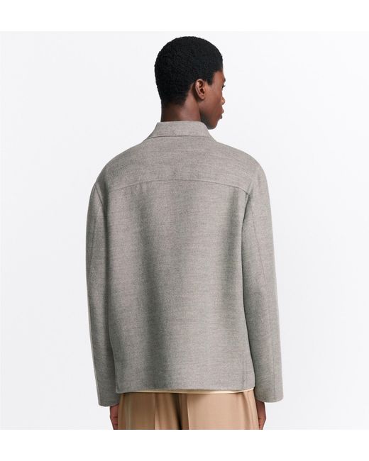Dior Gray Homme Icons Long-Sleeved Jacket for men