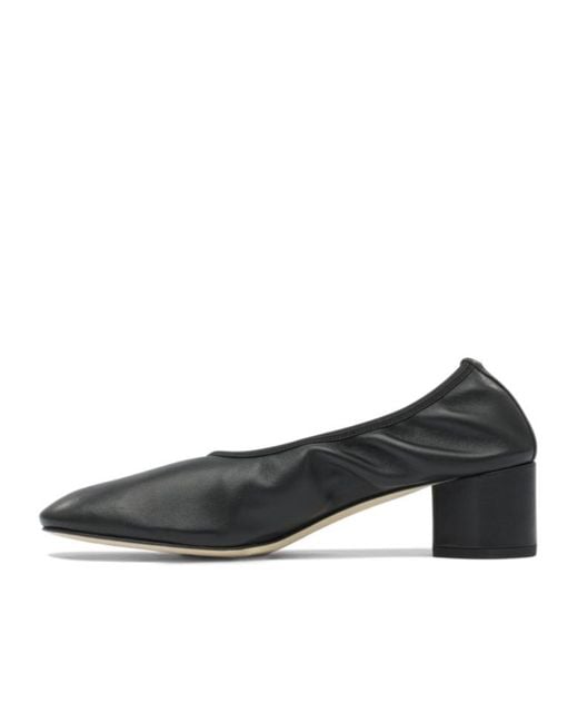 Aeyde Black Gemma Heeled Pumps