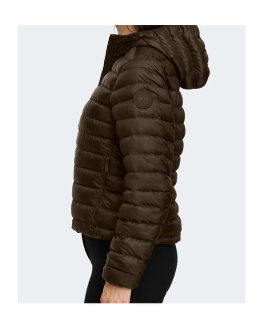 Canada Goose Brown Aethera Hooded Down Jacket
