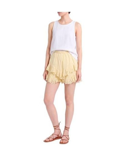 Isabel Marant Natural Solid Shorts