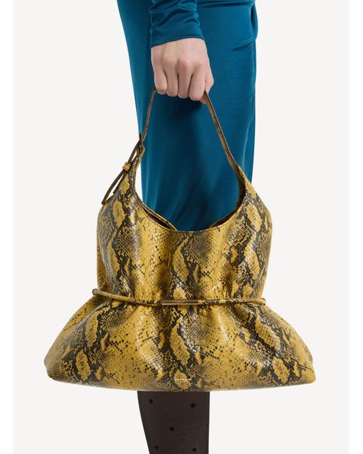 Balmain Metallic Sphynx Medium Bag